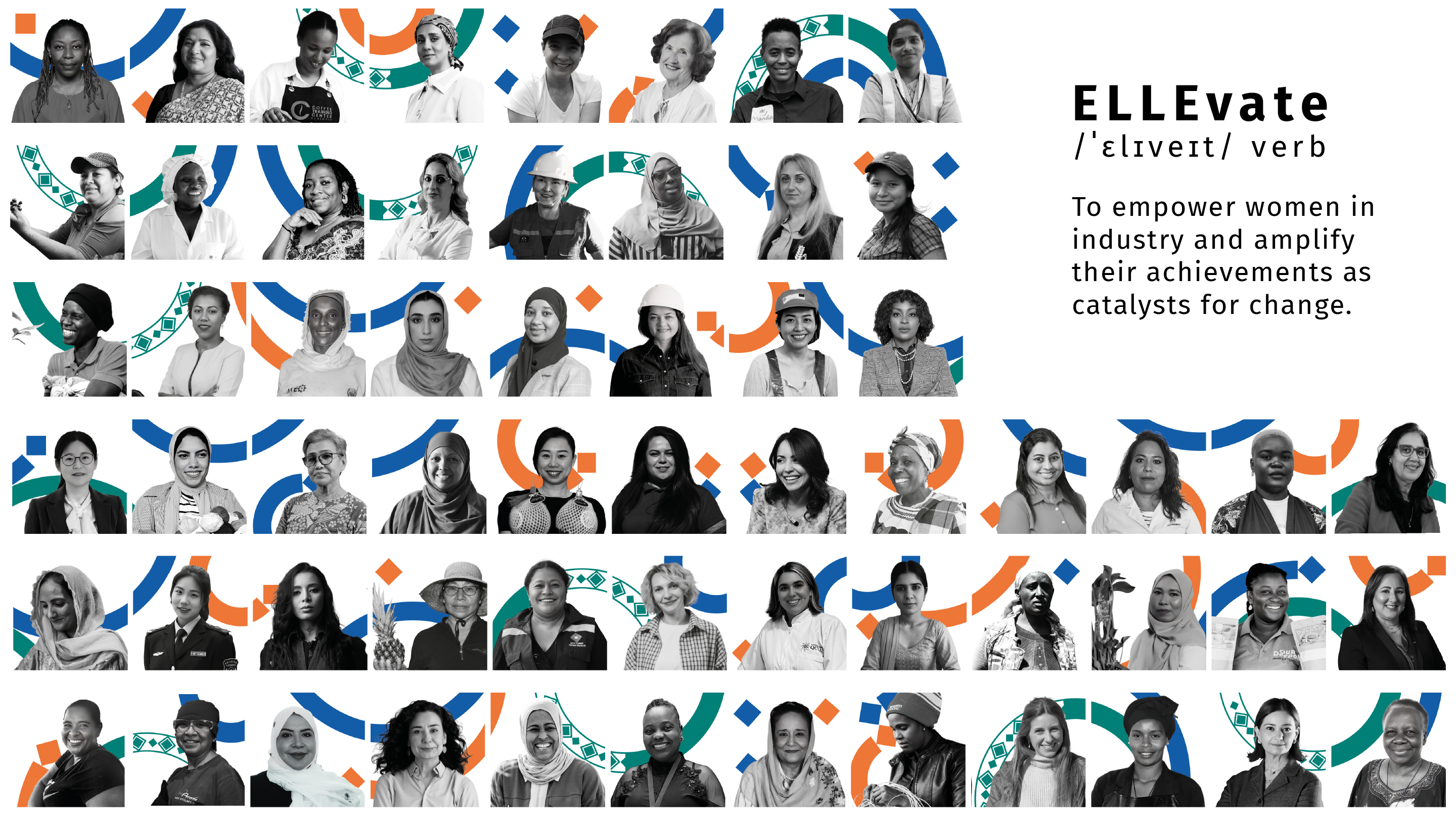 ELLEvate campaign banner