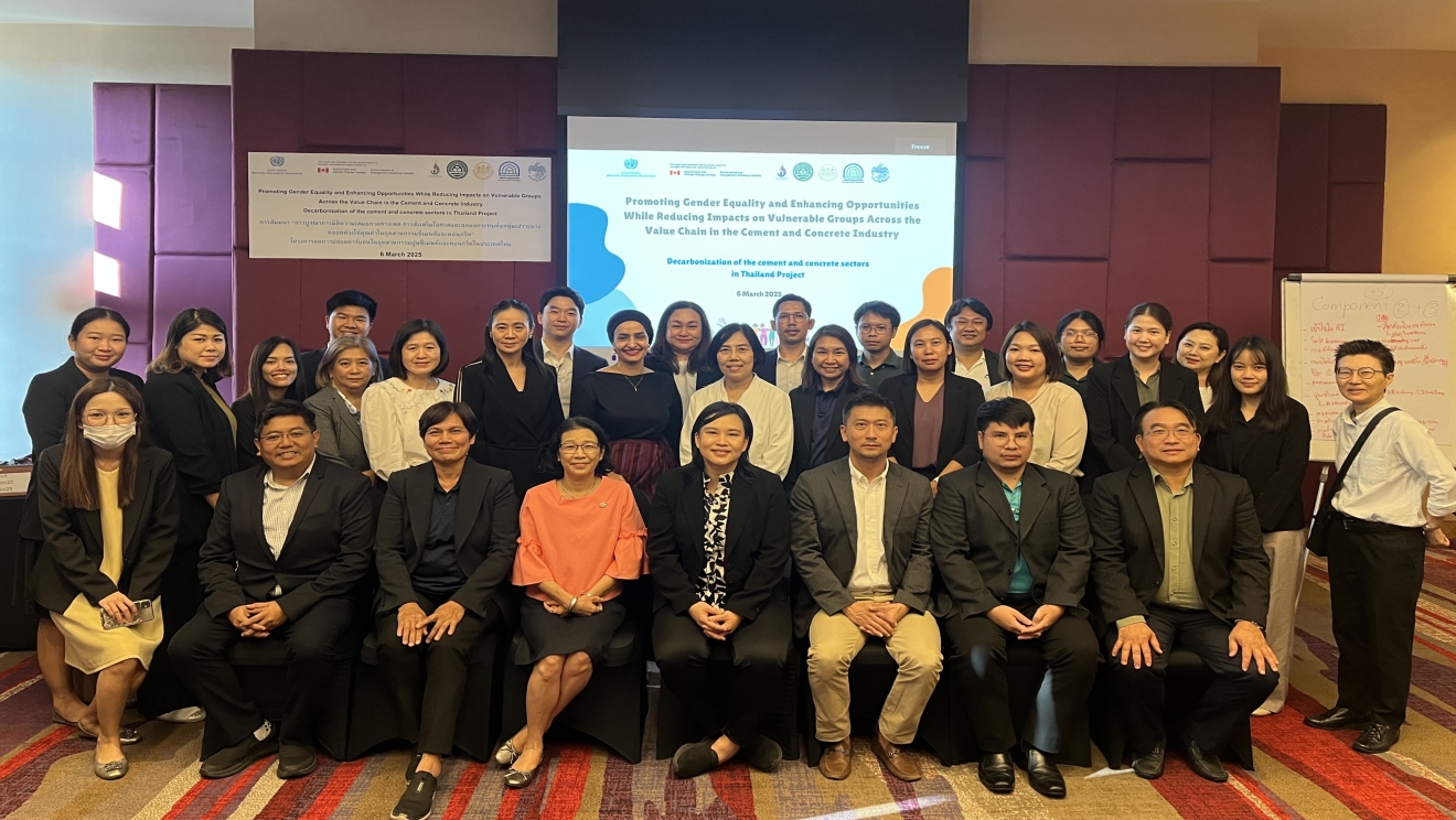 gender equality in Thailand's cement and concrete sectors