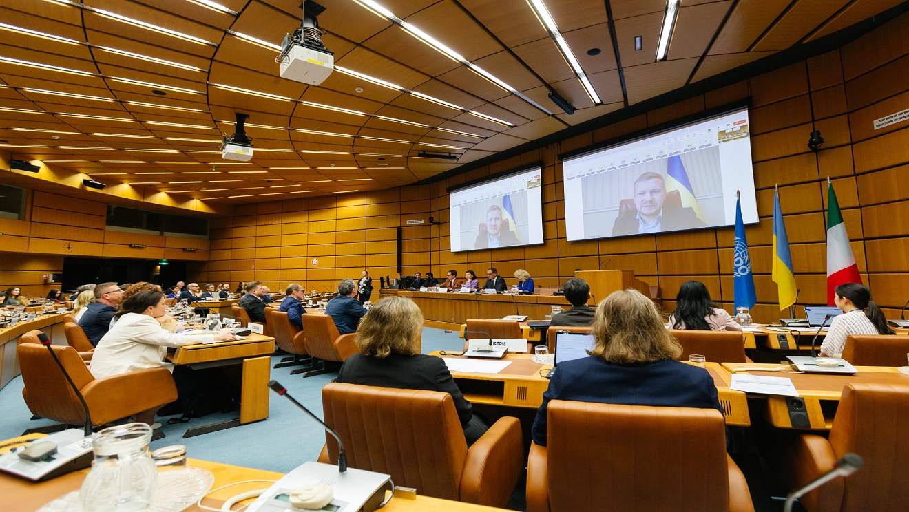 Deputy Minister of Economy Andrii Teliupa speaks at Ukraine Engagement Dialog Event