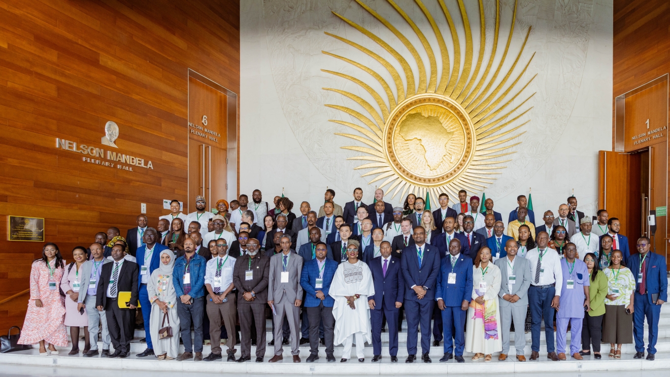 Representatives pose for a group photo at the African Energy Efficiency Conference, Addis Ababa